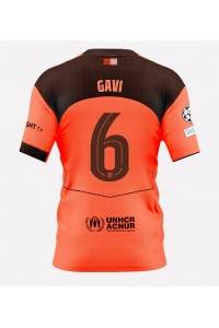 Barcelona Paez Gavi #6 Jalkapallovaatteet Kolmaspaita 2025-26 Lyhythihainen